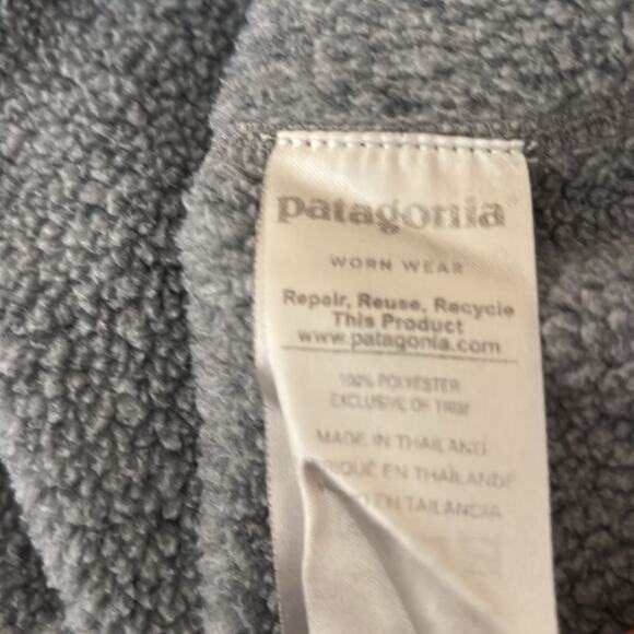 Patagonia Men’s Better Sweater Quarter Zip in Stonewash Grey Size Medium - Picture 8 of 9